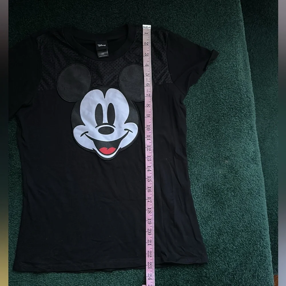 Disney Mesh Panel Mickey Short Sleeved T-shirt